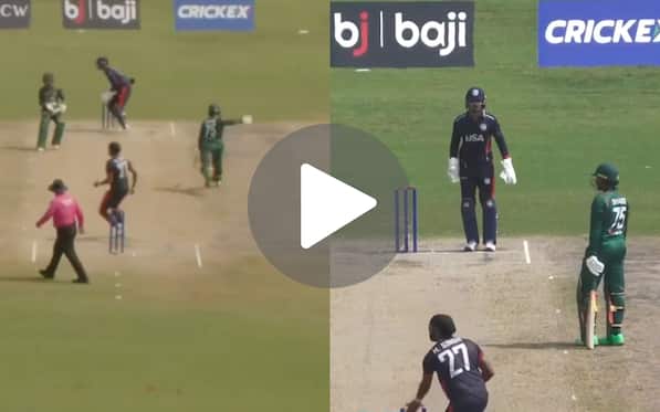 [Watch] Shakib Al Hasan 'Comically' Gets Run-Out Vs USA After Mid-Pitch Miscommunication